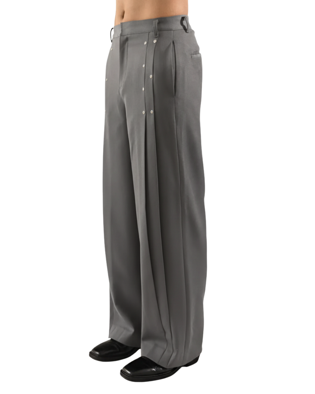 Oppoflux® Ash Pleated Trousers
