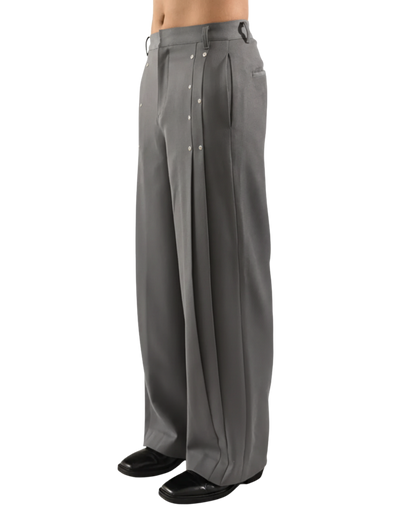Oppoflux® Ash Pleated Trousers