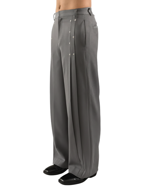 Oppoflux® Ash Pleated Trousers
