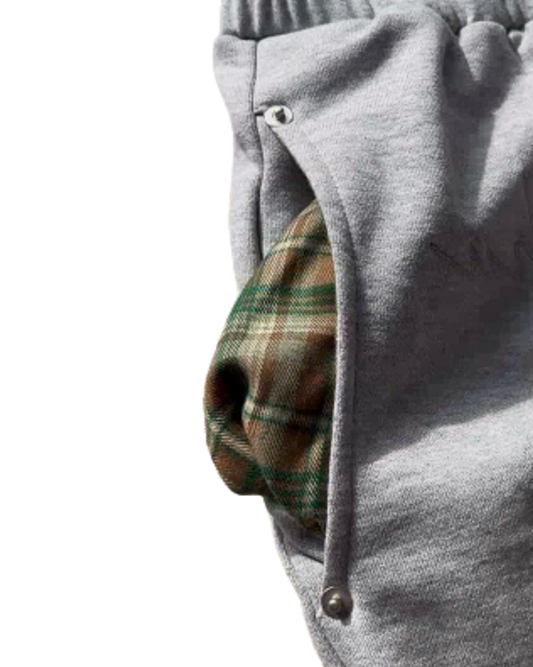 Oppoflux® Ash Plaid Sweatpants