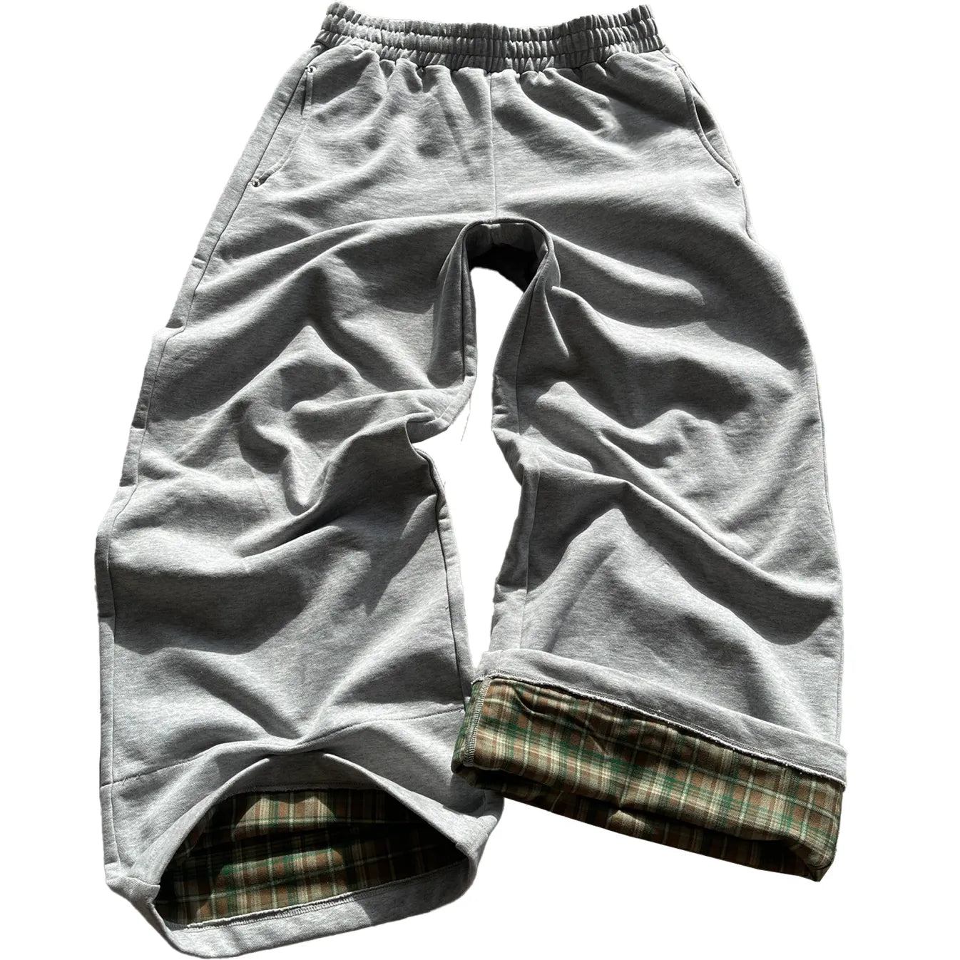 Oppoflux® Ash Plaid Sweatpants