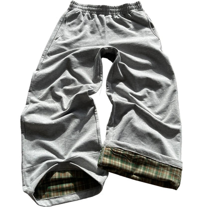 Oppoflux® Ash Plaid Sweatpants