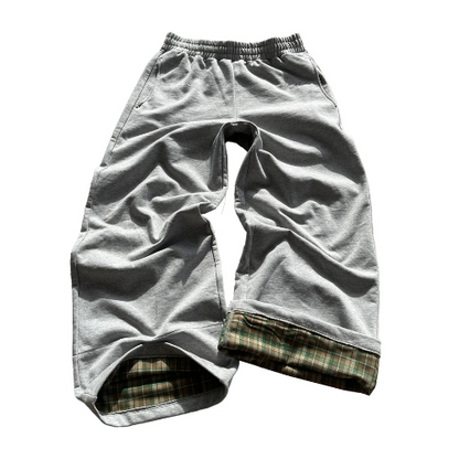 Ash Plaid Sweatpants