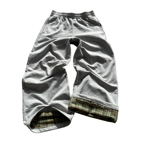 Ash Plaid Sweatpants