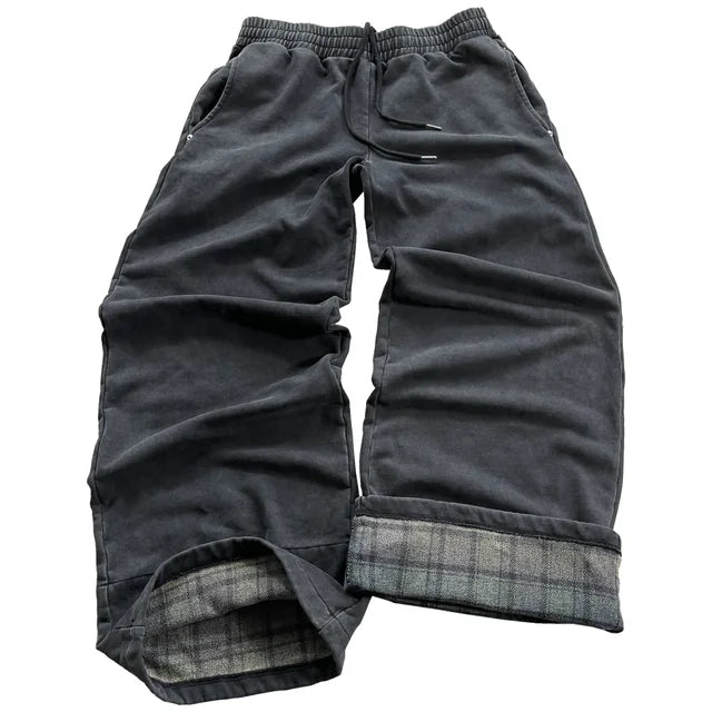 Oppoflux® Ash Plaid Sweatpants