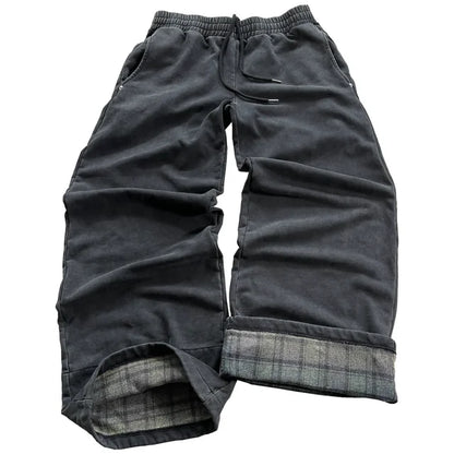 Oppoflux® Ash Plaid Sweatpants